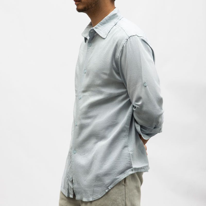 Chemise manches longues lin mélangé Homme PANAME BROTHERS