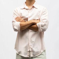 Chemise manches longues lin mélangé Homme PANAME BROTHERS