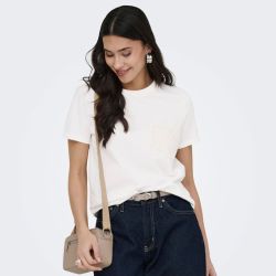 Tee shirt jdyselma cloud dancer 15322073 4647 Femme JDY
