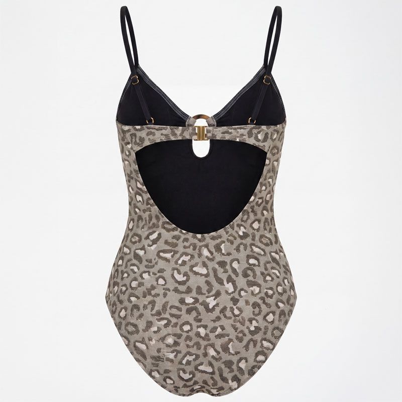 Maillot 1 piece leopard banaba 15620073a Femme LES TROPEZIENNES PAR M.BELARBI