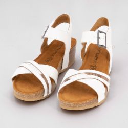 Sandale compensee lady rouge t36/41 Femme CHATTAWAK