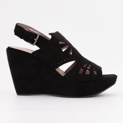 Sandale compensee noir liseron t36/41 Femme CHATTAWAK