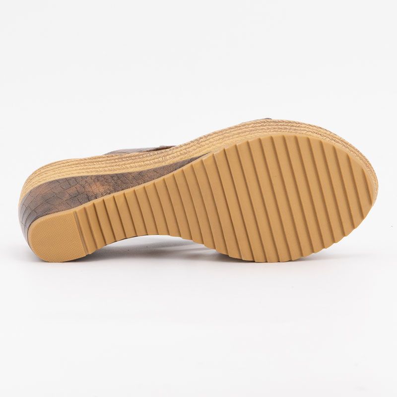 Sandale compensee bronze juliette t36/41 Femme CHATTAWAK