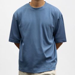 Tee shirt mc coton aqua micky-ds Homme PANAME BROTHERS