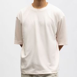 Tee shirt mc coton aqua micky-ds Homme PANAME BROTHERS