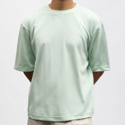 Tee shirt mc coton aqua micky-ds Homme PANAME BROTHERS