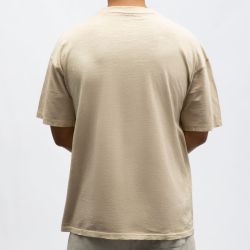 Tee shirt mc coton beige thomas-ds Homme PANAME BROTHERS