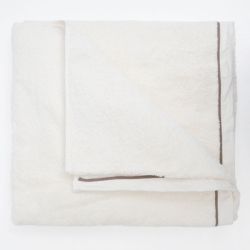 Drap de bain eponge blue stone 100x150 serv100montecblu Mixte SUD ETOFFE