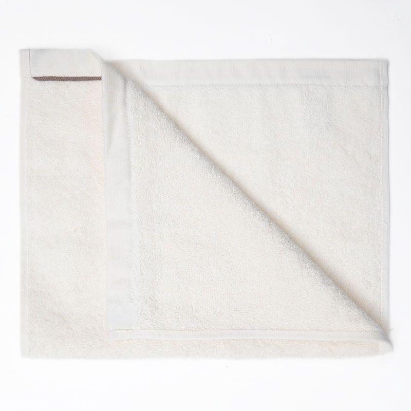 Serviette invite eponge blanc 30x50 serv30montecblan Mixte SUD ETOFFE