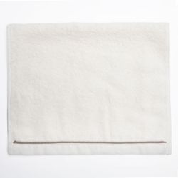 Serviette invite eponge blanc 30x50 serv30montecblan Mixte SUD ETOFFE