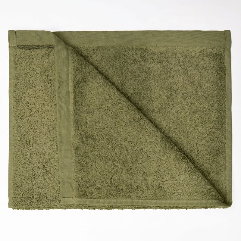 Serviette invite eponge blanc 30x50 serv30montecblan Mixte SUD ETOFFE