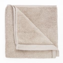 Serviette invite eponge taupe 50x100 serv50montectaup Mixte SUD ETOFFE