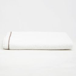 Serviette invite eponge blanc 70x140 serv70montecblan Mixte SUD ETOFFE