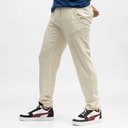 Pantalon lin mélangé cordon julien Homme PANAME BROTHERS