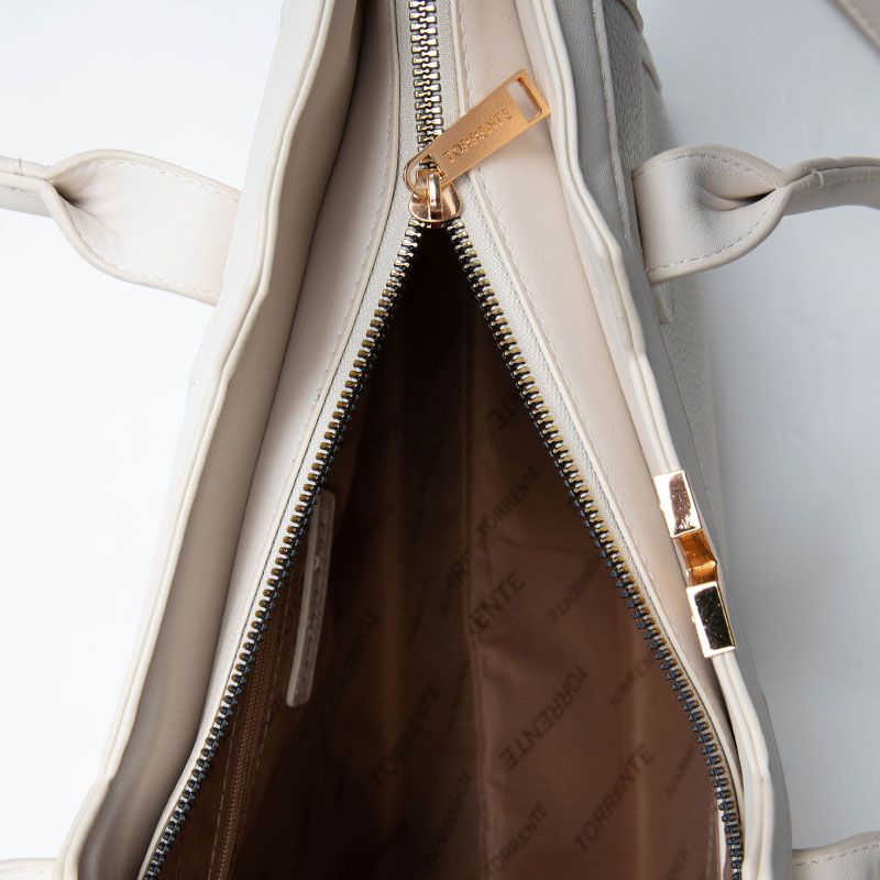 Grand sac a main ecru tos-p25101 Femme TORRENTE