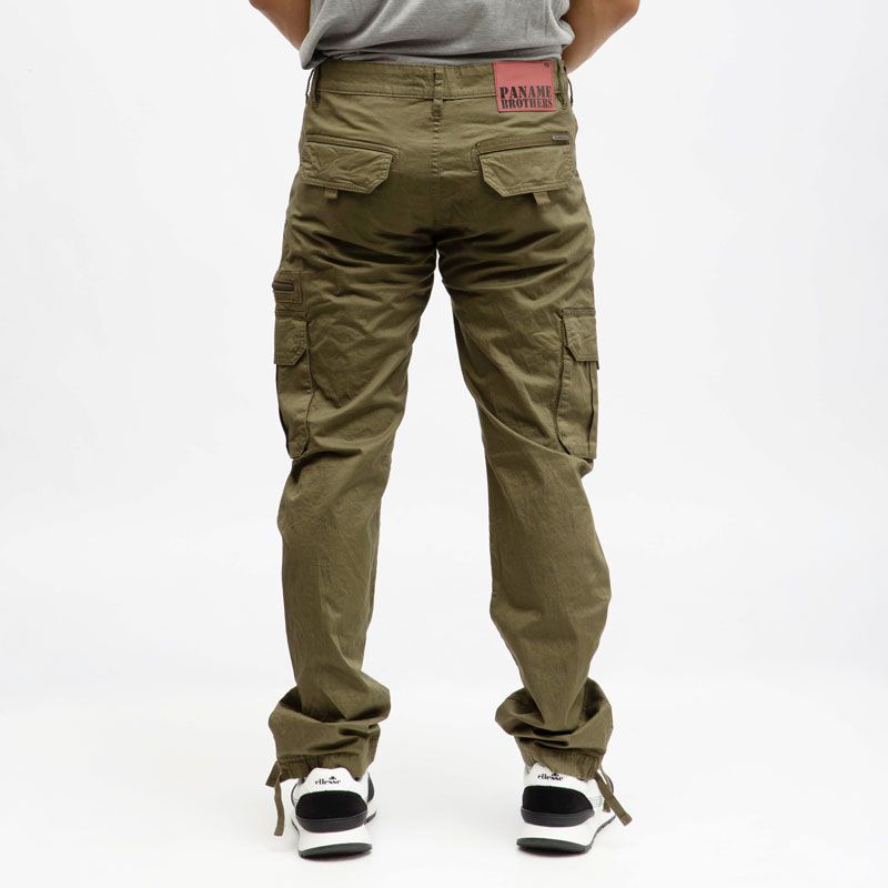 Pantalon cargo kaki joby-ds Homme PANAME BROTHERS