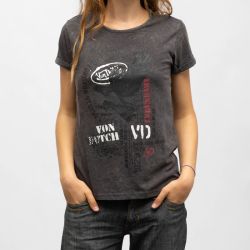 Tee shirt col rond mc vd/2/tr/sten/an Femme VON DUTCH