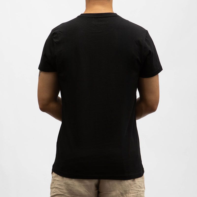 Tee shirt mc stretch avec logo vd/1/tr/aki/nr Homme VON DUTCH