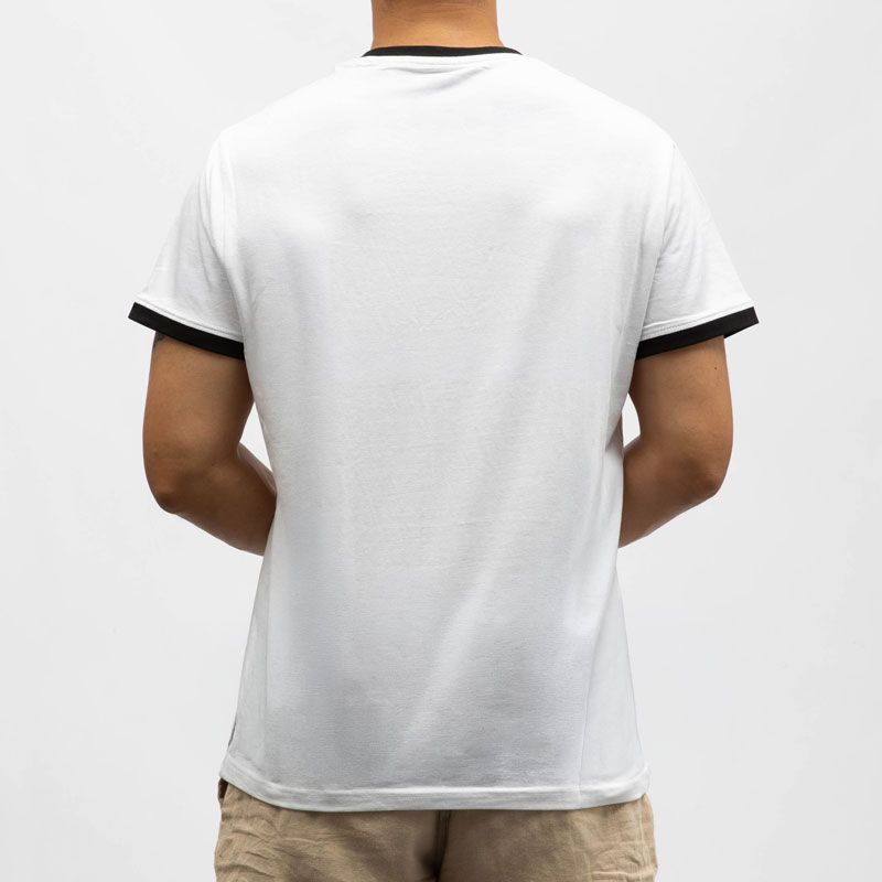 Tee shirt mc strecth col v vd/p/1/tr/blast/wb Homme VON DUTCH