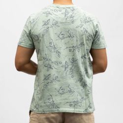 Tee shirt mc imprime hawai vd/p/1/tr/front/hh Homme VON DUTCH