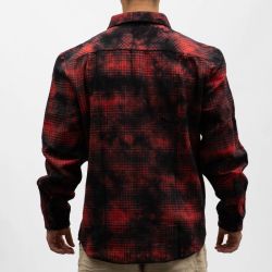 Chemise ml 5051 red black check 23-10136-00-1127 Homme TIMEZONE