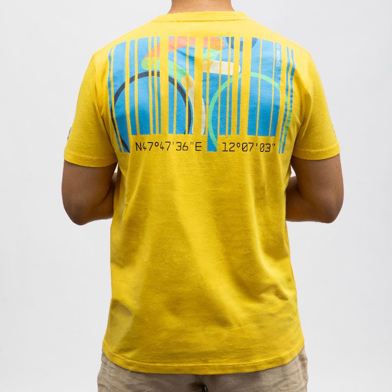 Tee shirt 7093 lemon yellow 22-10240-10-6111 Homme TIMEZONE