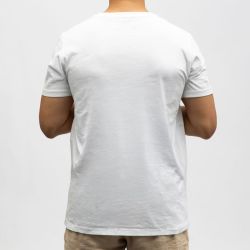 Tee shirt 0100 pure white 22-10286-10-6111 Homme TIMEZONE