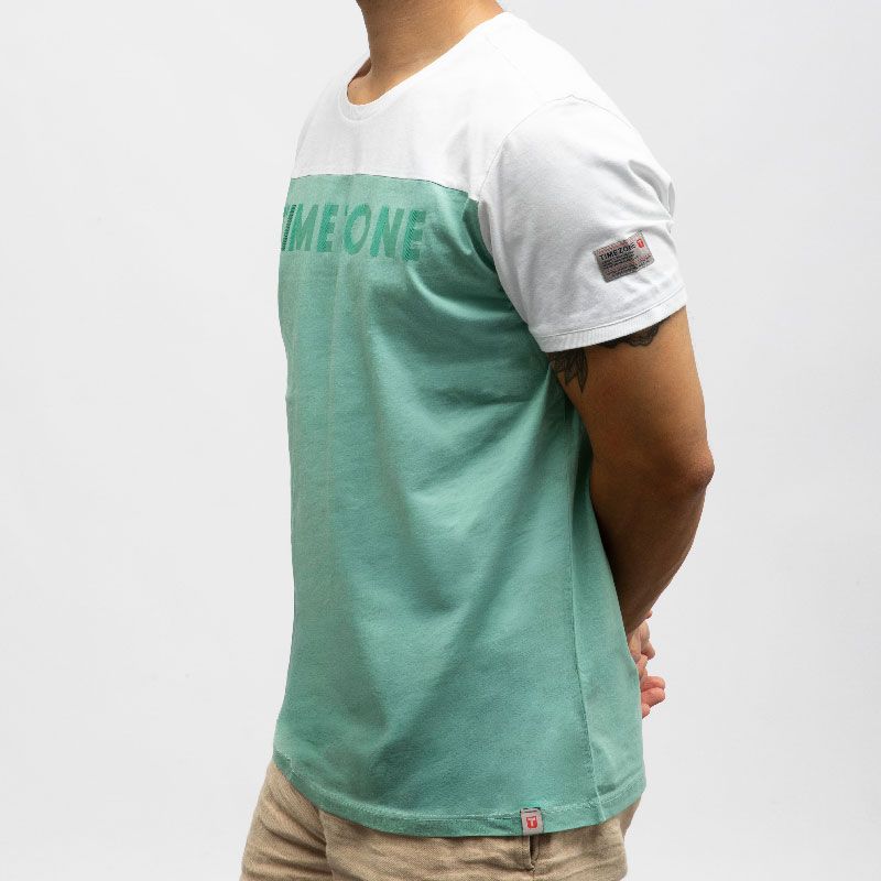 Tee shirt 4134 malachite green 22-10244-10-6111 Homme TIMEZONE