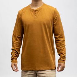 Tee shirt ml 6100 golden brown 22-10271-00-6233 Homme TIMEZONE