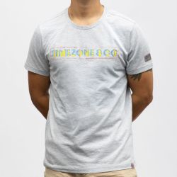 Tee shirt 2069 crystal grey melange 22-10239-10-6111 Homme TIMEZONE