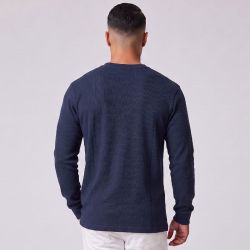 POLO HOMME MANCHE LONGUE COL MAO FREDRICK KAPORAL