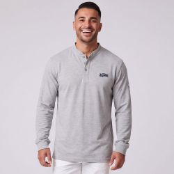 POLO HOMME MANCHE LONGUE COL MAO FREDRICK KAPORAL