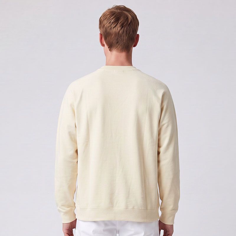 Sweat coton col rond sans capuche avec logo et pochette de rangement Homme JACQUEMUS