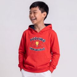 Sweat kangourou avengersrouge hy10061 Enfant MARVEL