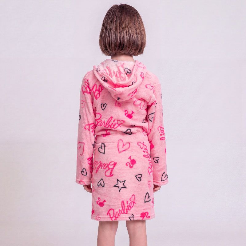 Robe de chambre barbie corail xh20064 Enfant BARBIE