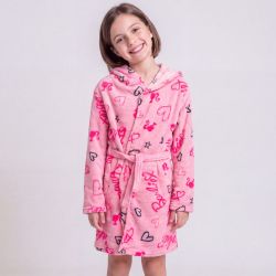 Robe de chambre barbie corail xh20064 Enfant BARBIE