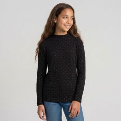 Haut manche longue beige/noir/rose p13 4-14 ans Enfant CXL BY CHRISTIAN LACROIX