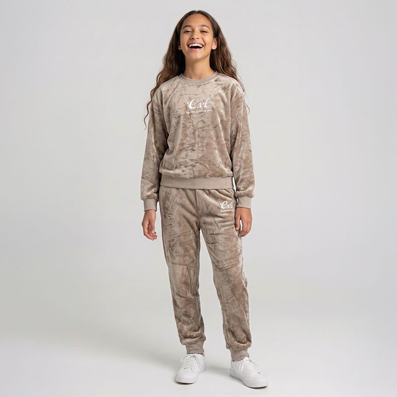 Ensemble polaire ecru/rose/beige cl281 4-14 ans Enfant CXL BY CHRISTIAN LACROIX