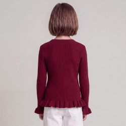 Pull blanc/noir/bordeaux/beige kb008 4-12 ans Enfant CXL BY CHRISTIAN LACROIX