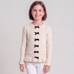 Pull blanc/noir/bordeaux/beige kb008 4-12 ans Enfant CXL BY CHRISTIAN LACROIX