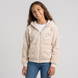 Veste polaire blanc/rose/beigecl278 4-14 ans Enfant CXL BY CHRISTIAN LACROIX