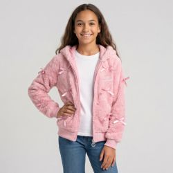 Veste polaire blanc/rose/beigecl278 4-14 ans Enfant CXL BY CHRISTIAN LACROIX