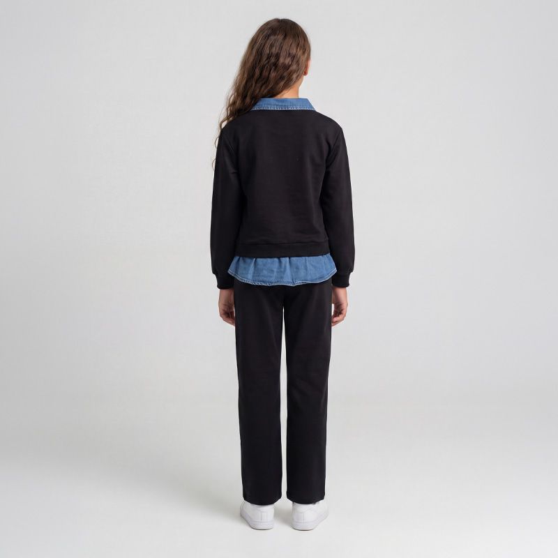 Ensemble denim noir/beige cl263 4-14 ans Enfant CXL BY CHRISTIAN LACROIX