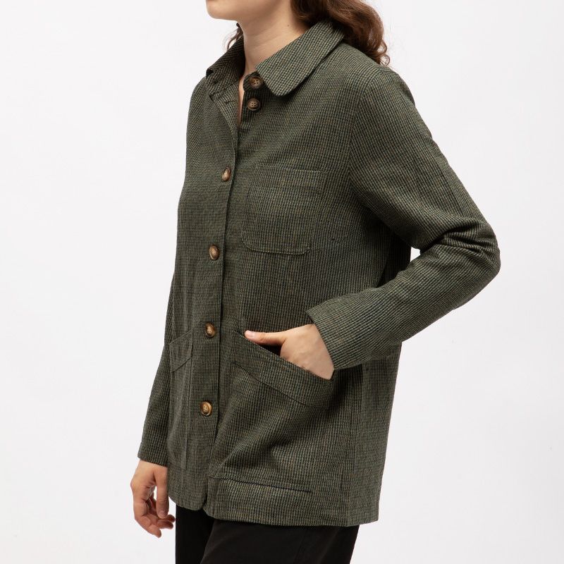 Veste kaki faulina v102521i0a Femme LA PETITE ETOILE