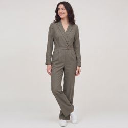 Combi-pantalon kaki lola l102521y4a Femme LA PETITE ETOILE