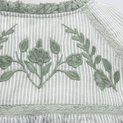 Blouse verte/ecru birtin b102521c0a Femme LA PETITE ETOILE