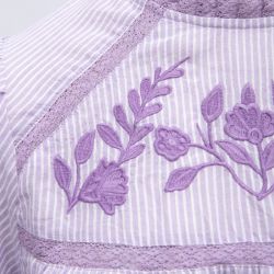 Blouse verte/ecru birtin b102521c0a Femme LA PETITE ETOILE