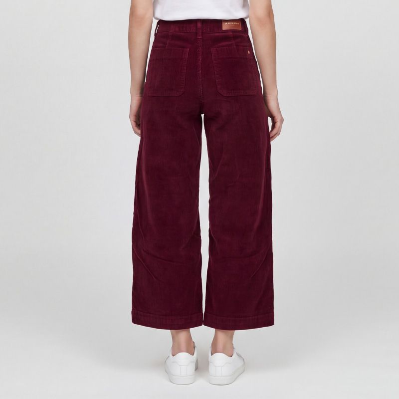Pantalon bordeaux atlanta p402521e2i Femme LA PETITE ETOILE