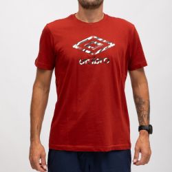 Tee shirt rouge ocre umr1tr95786260/0/43 Homme UMBRO