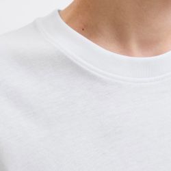 Tee shirt jwhrelaxed white 12222325 4573 Homme JACK & JONES